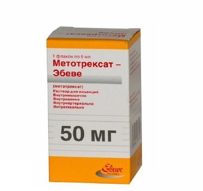 Купить Метотрексат-Эбеве р-р д/и 10мг/мл 5мл, цена 185 руб  .