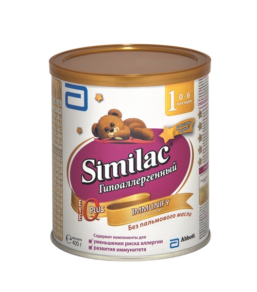 Similac Similac-1 Смесь сухая гипоаллергенная (от 0 до 6 месяцев) 400г
