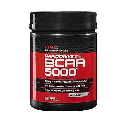 GNC (ДжиЭнСи) BCAA 5000 Комплекс аминокислот №50 порций