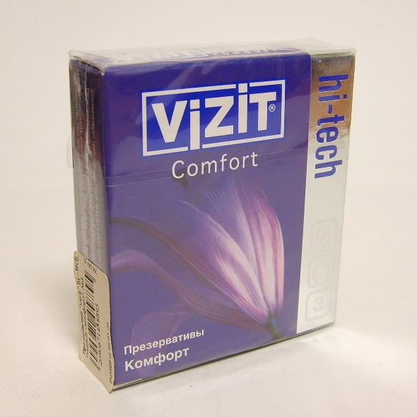Презерватив "Vizit" Hi-tech Comfort (комфорт) №3 купить в Москве, цена ...