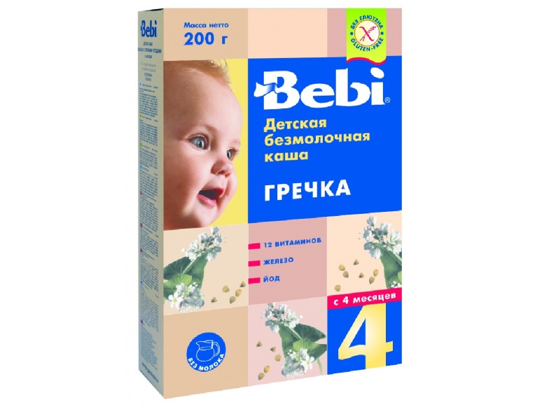 Каша bebi гречневая с абрикосом