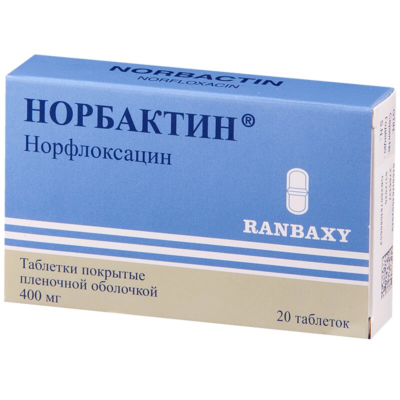 Норбактин таблетки 400мг 20 шт. купить в аптеке в Москве, цена ...